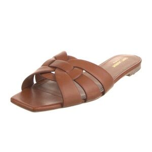Saint Laurent Tribute Slides / Mules Amber color size 39.5